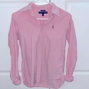 Pretty pastel pink polo